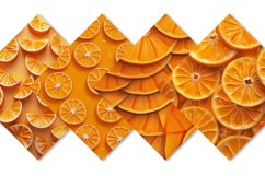 Sliced Orange Digital Paper Bundle Product Image 5
