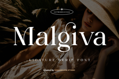 Malgiva - Ligature Serif Font Product Image 2