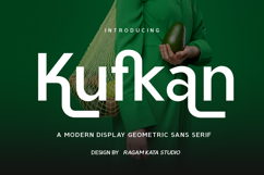 Kufkan - Modern Geometric Font Product Image 1