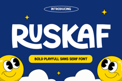Ruskaf - Playful Sans Font Product Image 1