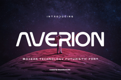 Averion - Modern Futuristic Font Product Image 1