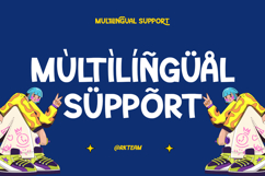 Ruskaf - Playful Sans Font Product Image 10