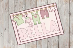 New Baby Clipart, Backgrounds and Borders PNG and JPEG Product Image 14