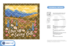 Whispers of Spring 3D Shadow Box - Love 3D Layered Paper Cut Product Image 4