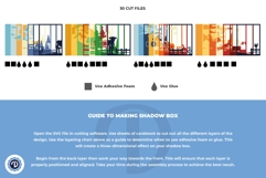 Four Seasons Farms Continuous 3D Layered Paper Cut Product Image 5