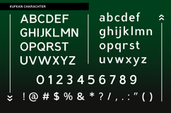 Kufkan - Modern Geometric Font Product Image 6