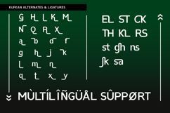 Kufkan - Modern Geometric Font Product Image 7