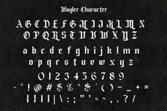 The Wayler - Gothic Blackletter Font Product Image 9