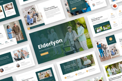 Elderlyon - Nursing Home &amp; Elderly Care PowerPoint Template Product Image 1