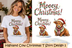 Christmas High Land Cow Design 1 Product Image 1