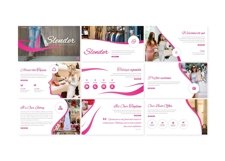 Slender Power Point Template Product Image 2