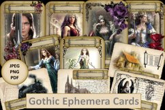 Gothic Ephemera Cards. Journals, Scrapbooks Product Image 1