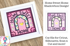 Home Sweet Home SVG | 3D Shadowbox Product Image 1