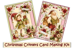 Watercolour Christmas Card Making Kit JPEG Product Image 1