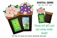 Money card flower SVG | Gift card and money designs included Product Image 1