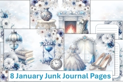 8 January Junk Journal pages Product Image 1