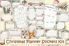 Sketched Christmas Planner Stickers Product Image 1