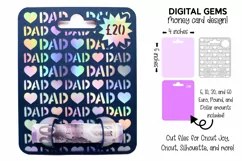 Money card SVG | Dad Birthday or Fathers Day design Product Image 1