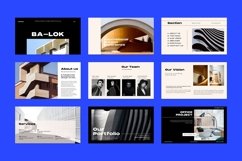 Balok Architecture PowerPoint Template Product Image 2