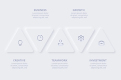Neumorphic Animated PowerPoint Template Product Image 13