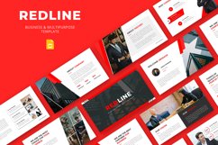 REDLINE - Busines &amp; Multiporpose Google Slide Template Product Image 1