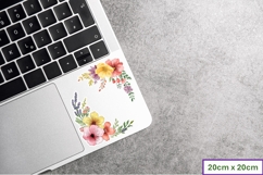 Summer Flower Page Corner Stickers for Planners, Journals, Product Image 2