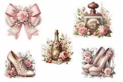Shabby Chic Clipart Fussy Cuts for scrapbooks & Journals Product Image 2