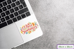 Summer Flower Quote Stickers for Planners, Journals, Product Image 2