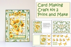 Summer Flowers Card Making Kit 2 Product Image 1