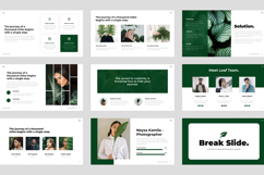 Leaf - Minimal Green Business PowerPoint Template Product Image 3