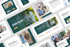 Elderlyon - Nursing Home &amp; Elderly Care Keynote Templat Product Image 1