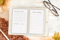 Digital Planner 2027 Fully Hyperlinked Goodnotes, Desktop Product Image 4