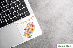 Summer Flower Gift Tag Stickers for Planners, Journals, PNG Product Image 2