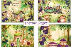Blackberry Time Junk Journal Kit JPEG 12 pages A4 Product Image 2