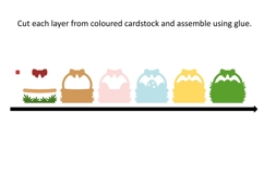 Easter Basket Layered paper SVG Digital Download Product Image 2