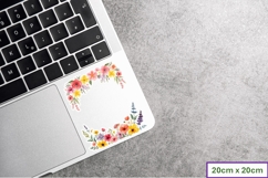 Summer Flower Gift Tag Stickers for Planners, Journals, PNG Product Image 2