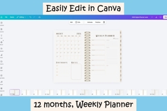 Digital Planner Template 2026 Fully Hyperlinked Canva Product Image 2