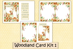 Watercolour Woodland Card Making Kit JPEG Product Image 2