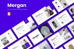 Morgan - Minimal &amp; Creative Google Slide Template Product Image 1