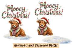 Christmas High Land Cow Design 1 Product Image 2