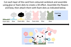 Easter Bunny Card SVG Digital Download Product Image 2