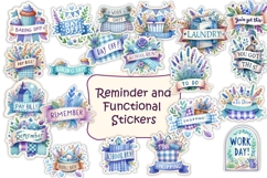 Cute Summer Planner Stickers Kit 66 Items, PNGs Product Image 2