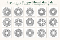 Floral Mandala Coloring Amazing Product Image 2