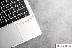 Summer Flower Banner Stickers for Planners, Journals, PNG Product Image 2