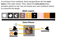 Halloween Animal SVG | 3D Shadowbox design. Product Image 2
