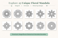 Floral Mandala Coloring Amazing Product Image 3