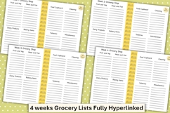 Digital Planner, summer budget planner, hyperlinked Product Image 3