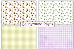 Blackberry Time Junk Journal Kit JPEG 12 pages A4 Product Image 3