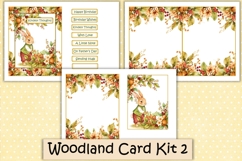 Watercolour Woodland Card Making Kit JPEG Product Image 3