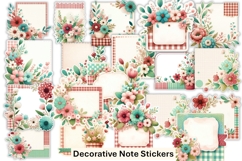 Shabby Chic Planner Stickers Kit 2 75 Items, PNGs Product Image 3